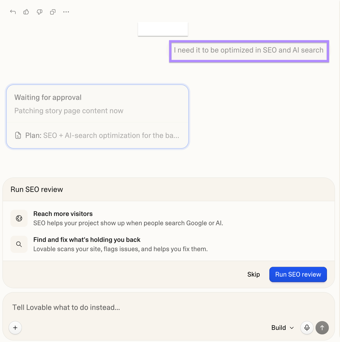 How to Use the Semrush x Lovable Integration image 4